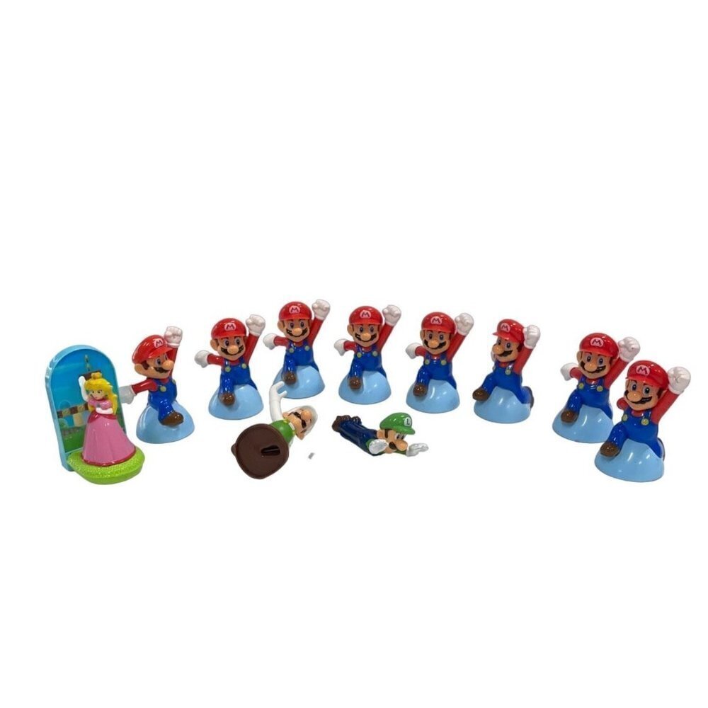 McDonalds Nintendo Mario Luigi Princess Peach Happy Meals Toys Lot‎